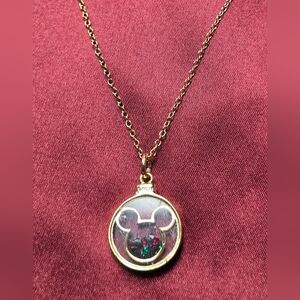 Disney Mickey Mouse Holiday Pendant Necklace